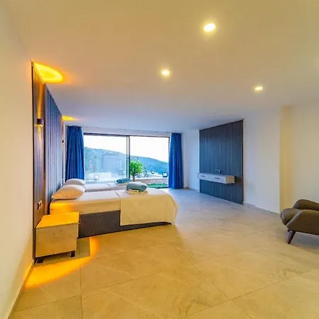 וילה Luxurious Spacious With Sauna And Turkish Bath In Kalkan קס