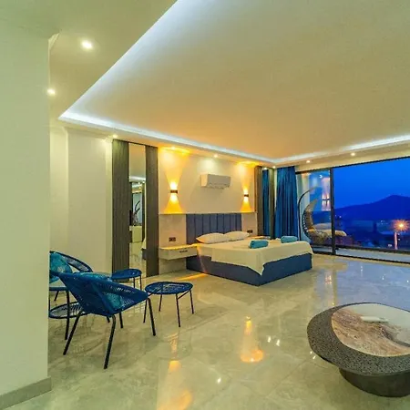 Luxurious Spacious With Sauna And Turkish Bath In Kalkan וילה קס