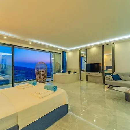 Luxurious Spacious Villa With Sauna And Turkish Bath In Kalkan Villa *
